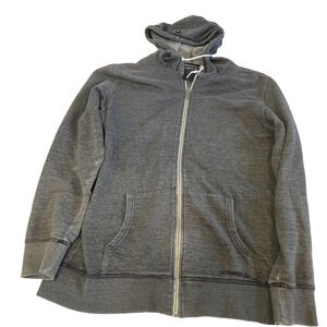 O'Neill Zip Hoodie Men Large Gray Heather